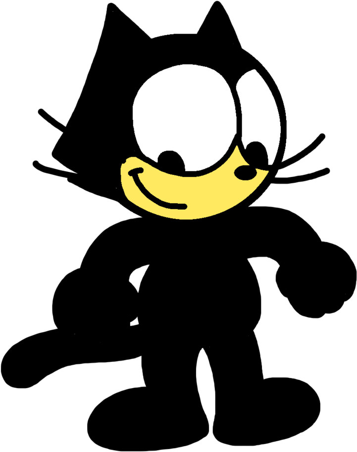 Felix In Van Beuren Cartoon Style By Marcospower1996 - Felix The Cat 1936 (1600x1347)