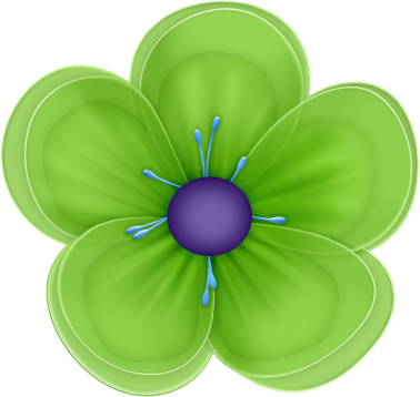 Spring Flowers, Art Flowers, Fabric Flowers, Flower - Clip Art (378x358)