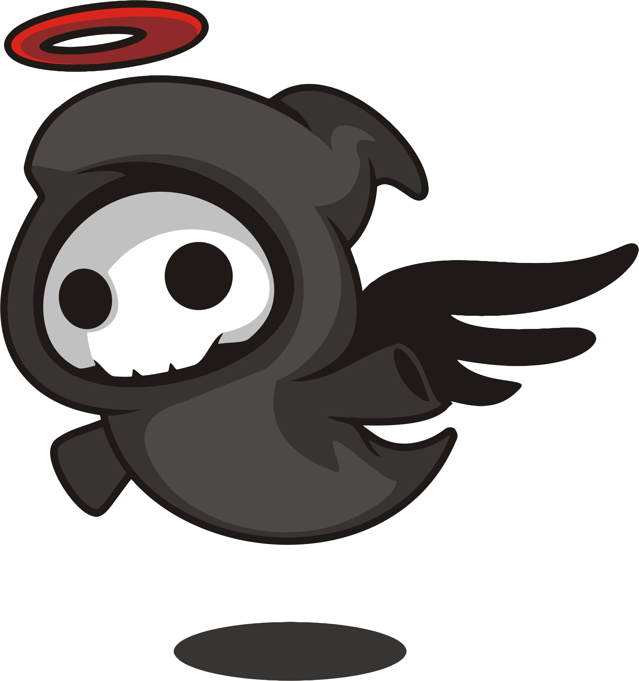 Big Image - Cartoon Angel Of Death (2118x2256)