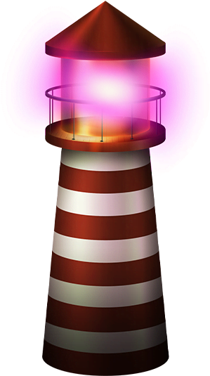 Lighthouse 2 - Animated Lighthouse Transparent Background (320x560)