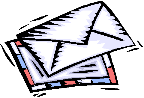 Clipart Flower, Clipart Flower Bouquet, Clipart Flower - Letters Mail Clip Art (480x327)