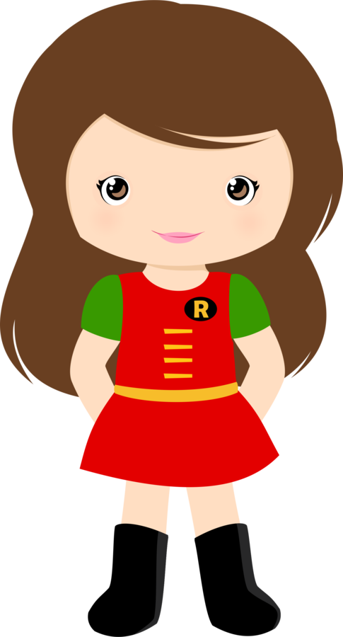 Superhero Clipartsuperhero Partyrobin Girlsuperheroesclip - Super Girl Baby Png (485x900)