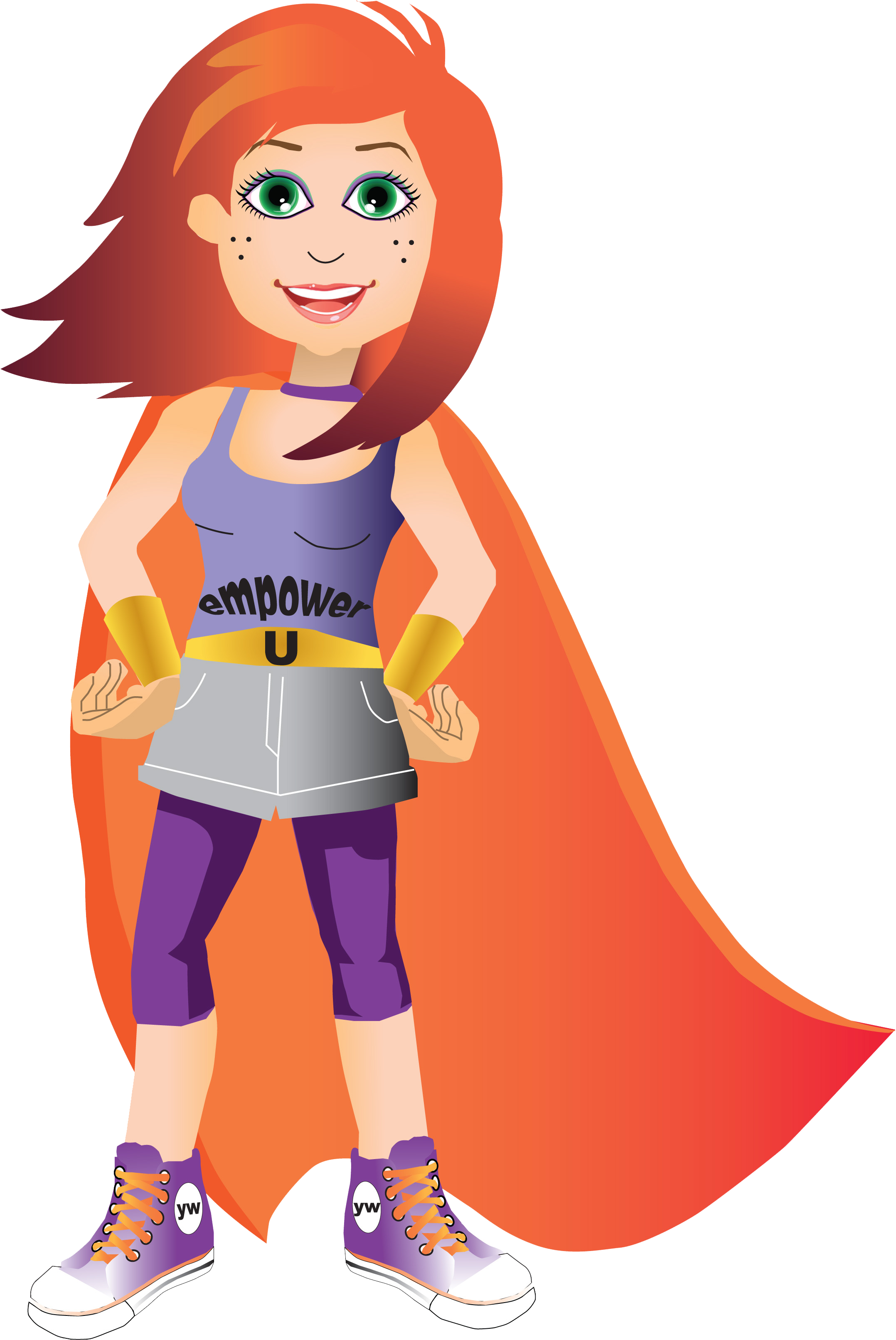 Female Superhero Clipart Download - Ywca (2188x3288)