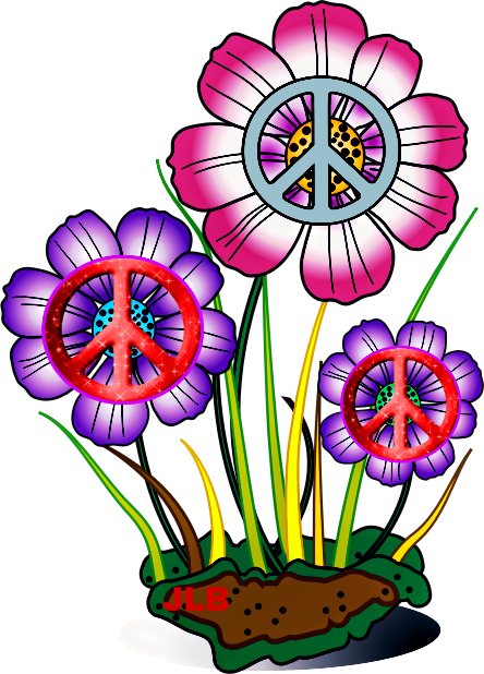 Peace ✌ 🌺 Flower Power - Cafepress Women Of God... Full/queen Duvet Cover (444x618)