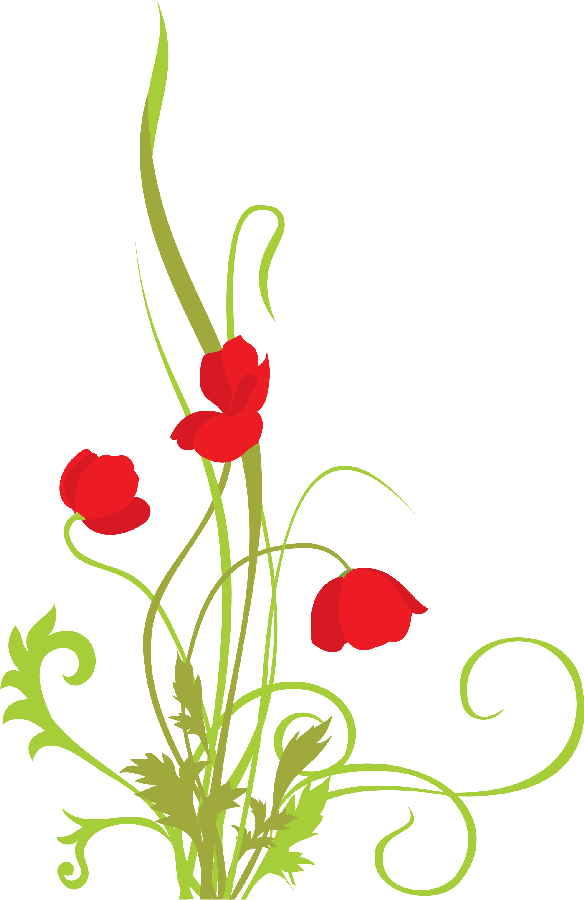 Flores Ilustraciones En Png Para Artesanía Y Diseños - Lianas De Flores .png (584x900)