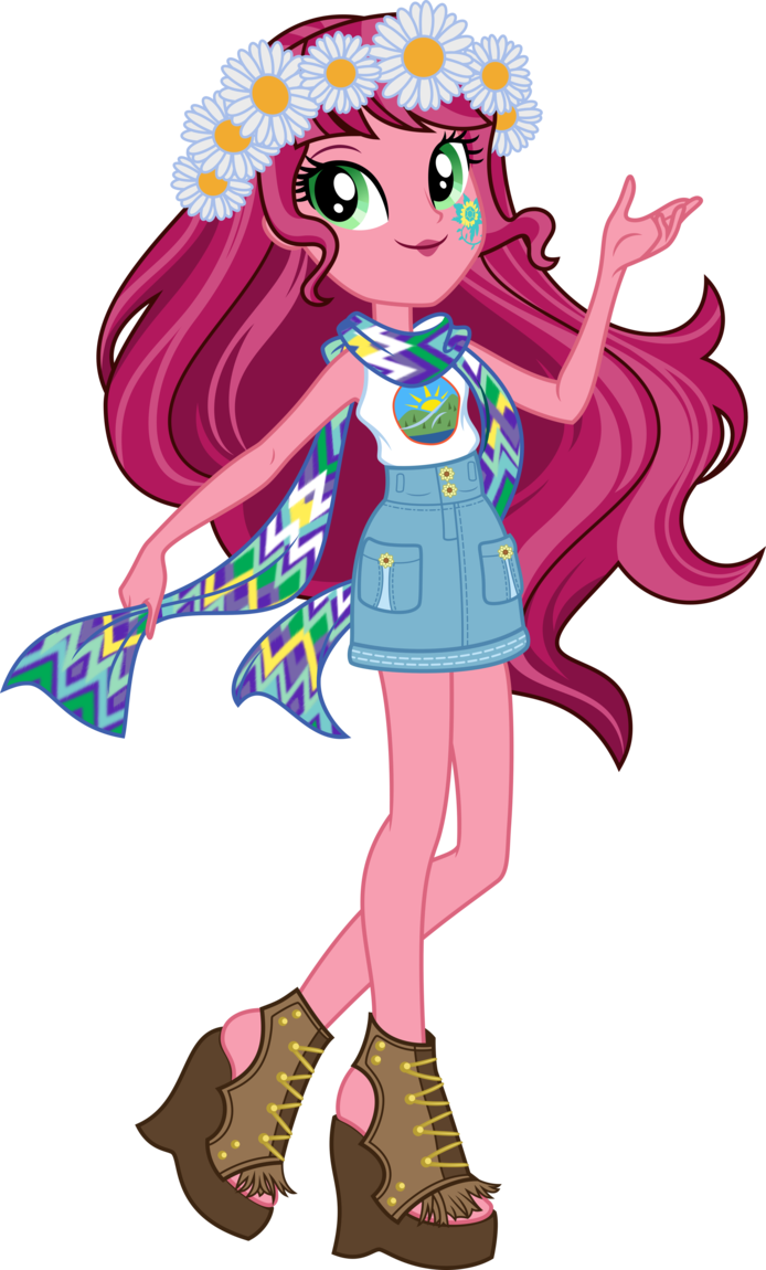 Mlp - Eg - Loe - Geometric Flower - Vector By Electricgame - Mlp Eg (694x1150)