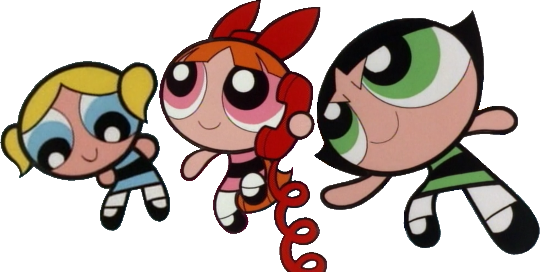 Blossom, Bubbles, And Buttercup, As They Appear In - T-shirt (1883x962)