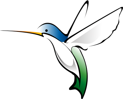 Just As A Hummingbird Intently Visits Each Flower In - Colibri Clipart (451x376)
