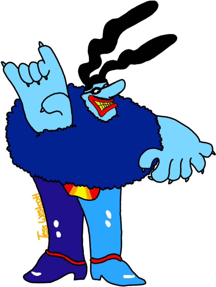 A Blue Meanie - Yellow Submarine Villains (978x1284)