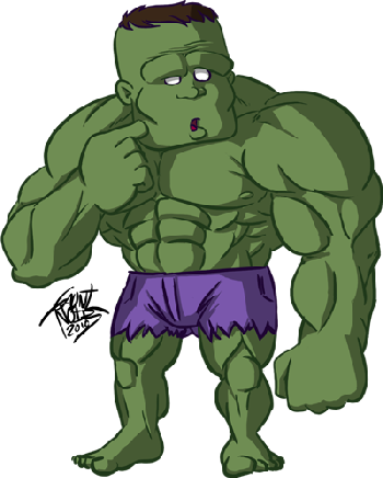 Pin By Robert Maness On Reference - Dumb Strong Guy (350x436)