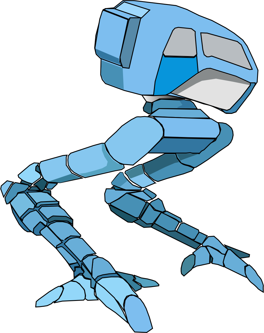 Robot Walker Clip Art - Robot Legs Clipart (914x1152)