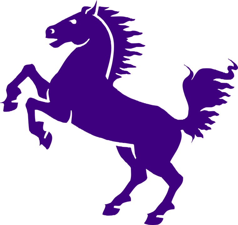 Animated Horses 20, Buy Clip Art - Cartoon Black Horse (760x720)