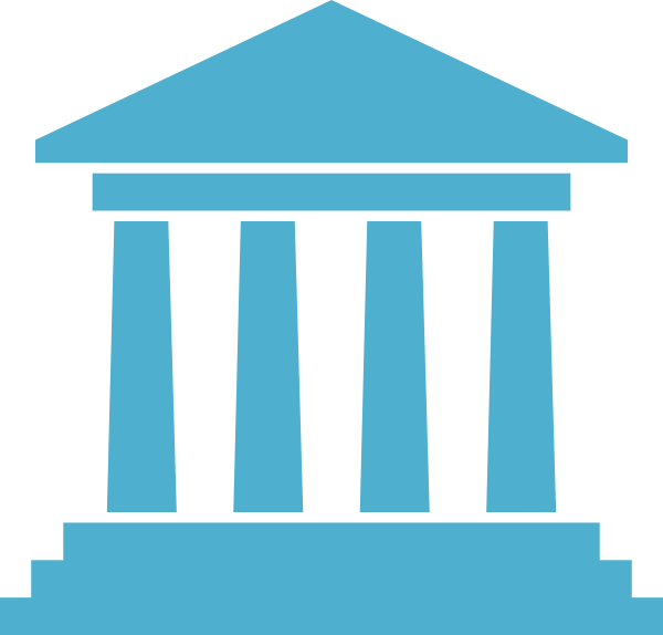 Excellent Design Court House Clip Art Courthouse Teal - Government Clip Art (600x574)