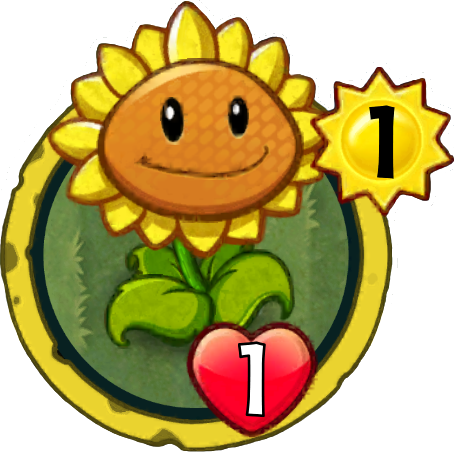Sunflower - Plants Vs Zombies Heroes Sunflower (454x452)