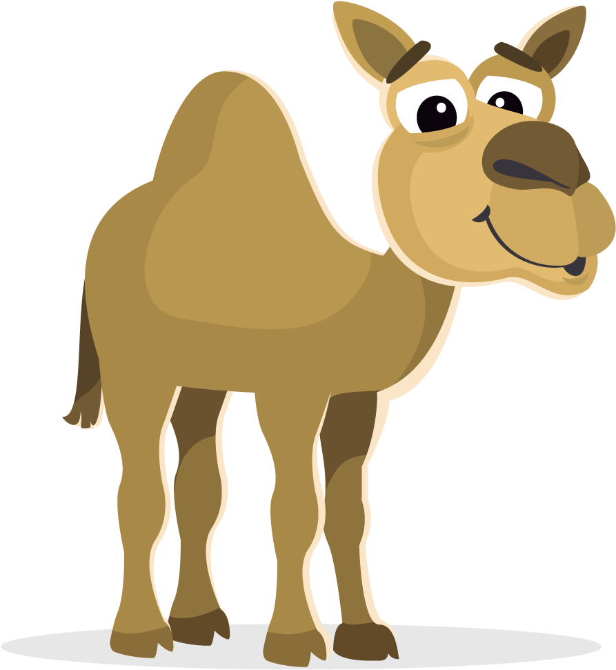 Camel Clip Art - Camel Cartoon Png (1000x1000)