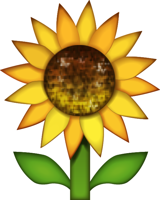 Sun Behind Cloud Emoji $0 - Sunflower Emoji Png (514x640)