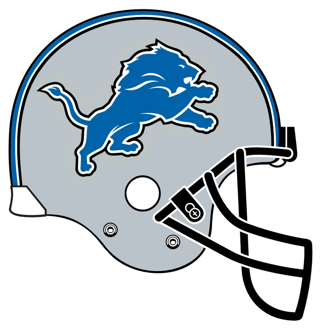 Detroit Lions Helmet Logo - New Orleans Saints Helmet Logo (1800x1400)