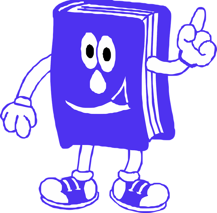 Doing Homework Cartoon 7, Buy Clip Art - Smile Book Png (733x720)