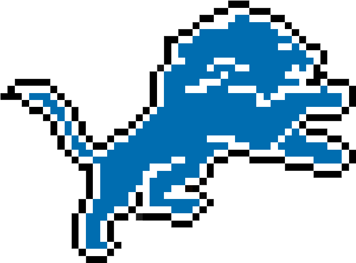 Minecraft Detroit Lions Logo - Minecraft (720x547)