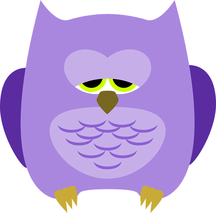 Cute Owls Cartoon 7, Buy Clip Art - Turquoise Owl Round Ornament (729x720)