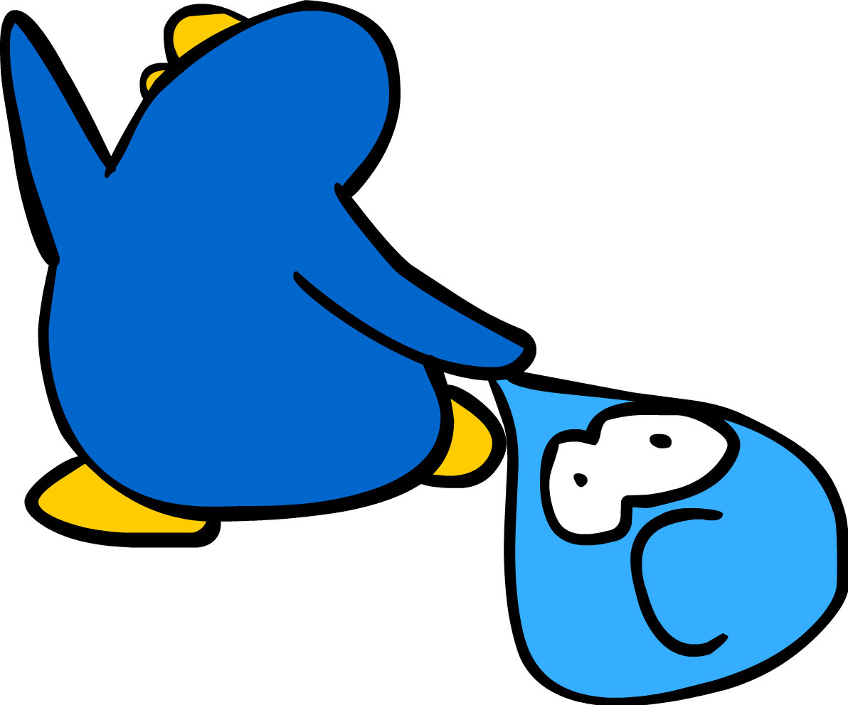 Funny Bowling Pictures Free Download Clip Art Free - Club Penguin Penguin With Puffle (1192x992)