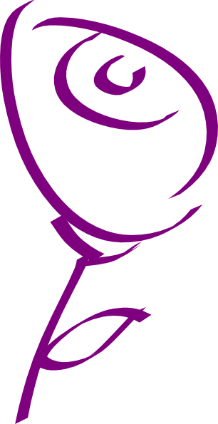 Original Png Clip Art File Purple Flower Svg Images - Clip Art (306x595)