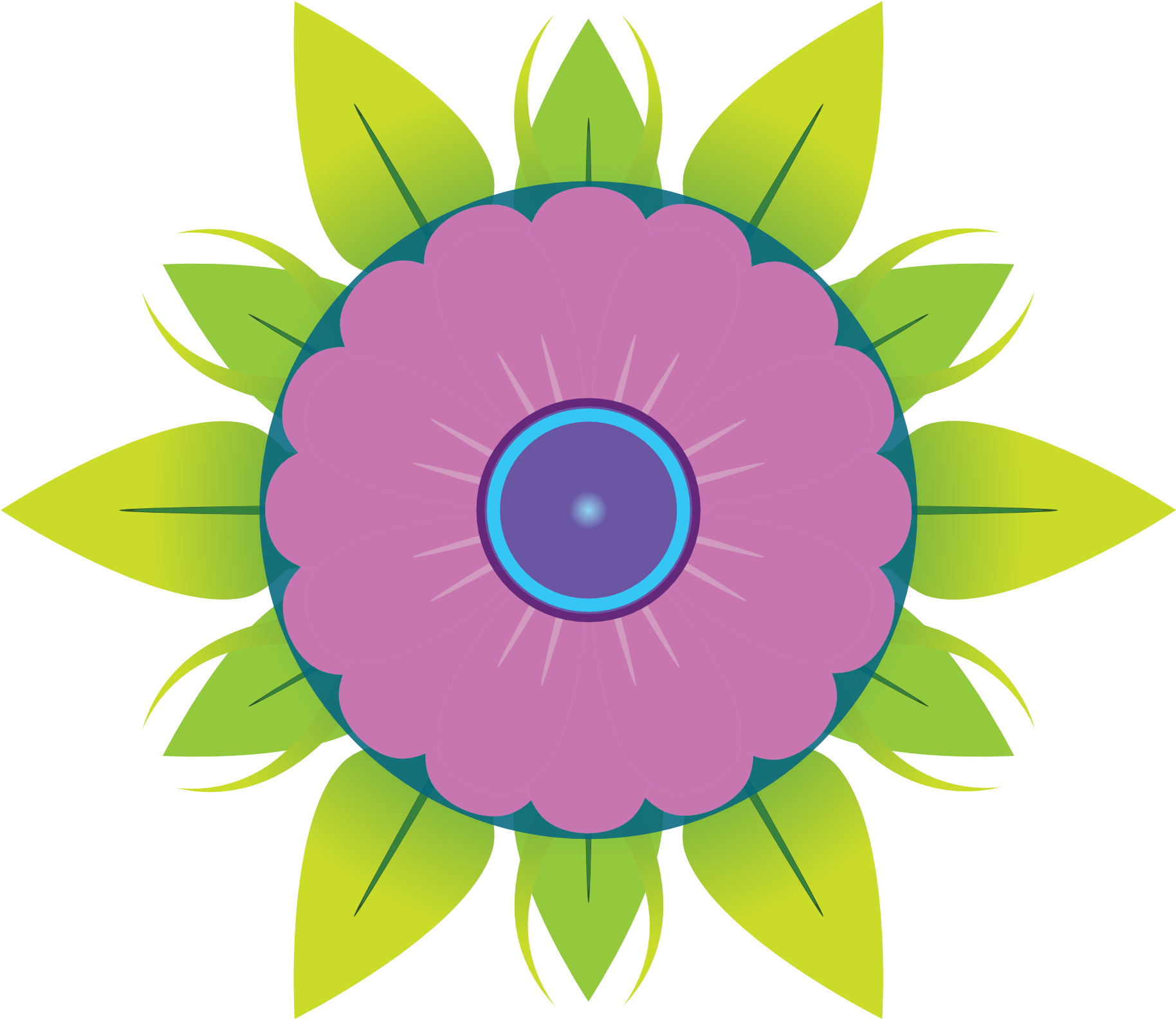 Abstract Flower 5 1969px 357 - Portable Network Graphics (1969x1969)