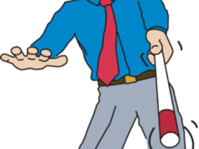 Blind Man Cartoon - Blind Man Clipart (640x480)