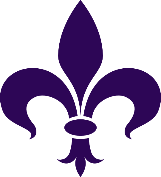 Fleur De Lis Vector (540x593)
