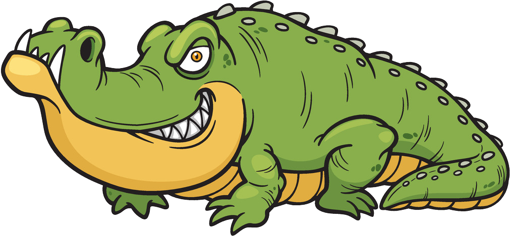 Crocodile Alligator Royalty-free Clip Art - Hình Ảnh Cá Sấu Hoạt Hình (1024x596)