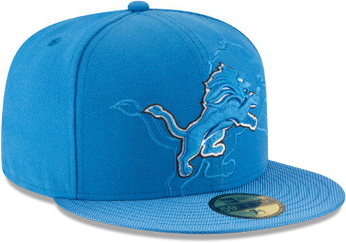 Detroit Lions Cap - New Era 59fifty Cap - 2016 Sideline Detroit Lions (600x600)