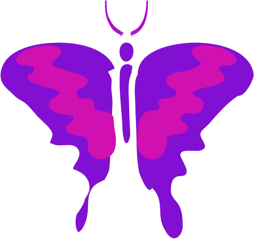 Butterfly 66 Black White Line Art 999px 63 - Illustration (999x990)