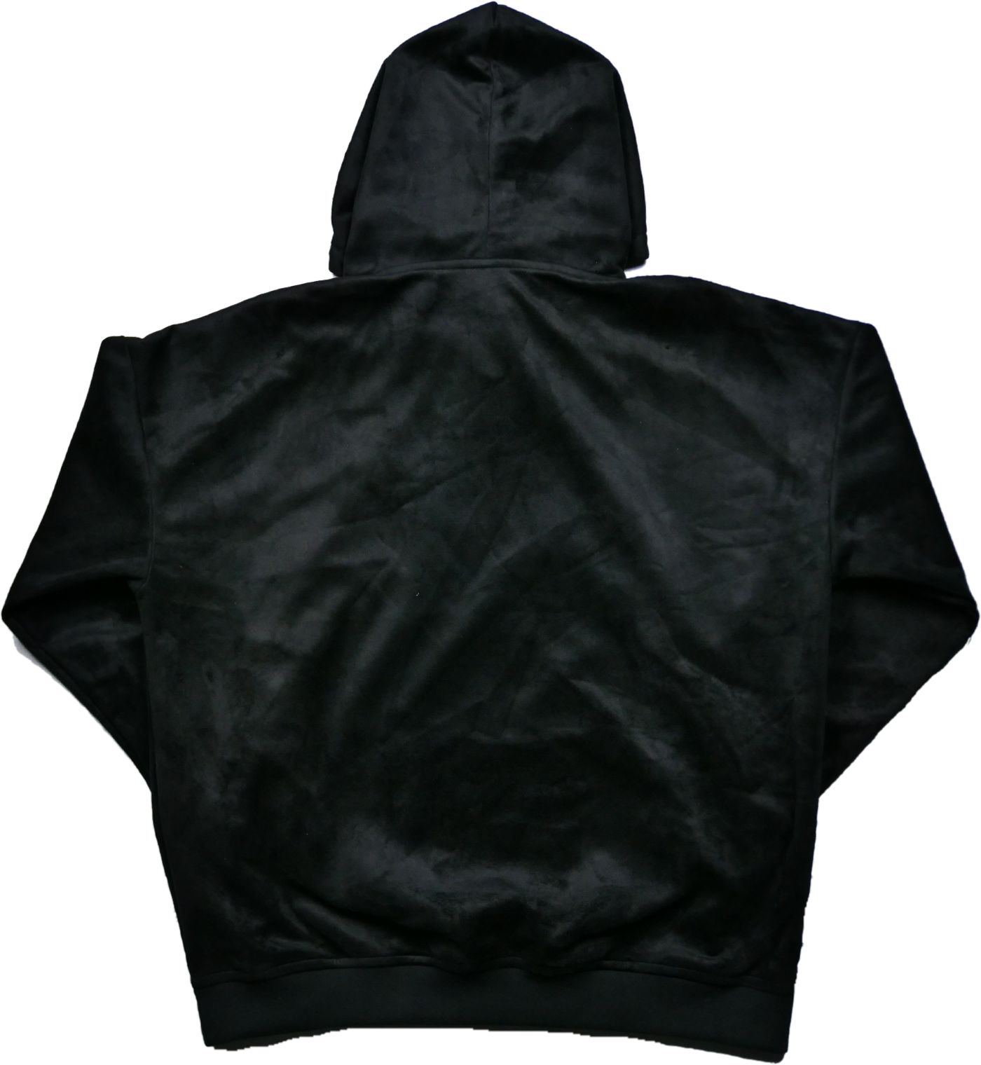 3" Suede Hoodie-black - Hoodie (1400x1520)