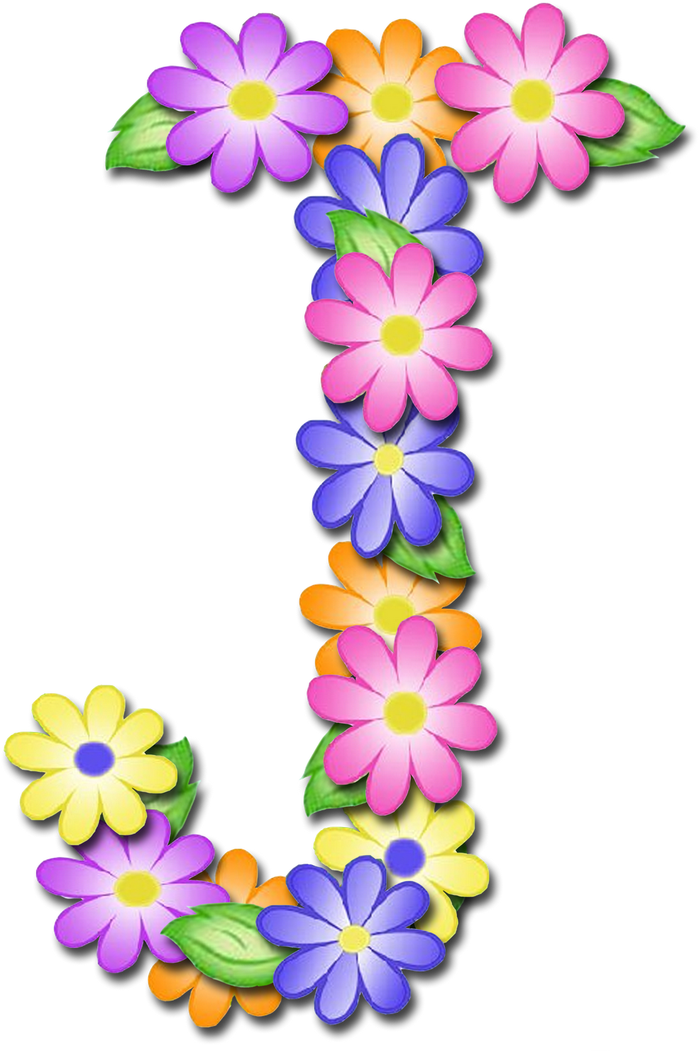 Album - Alfabeto De Flores Png (1600x1554)