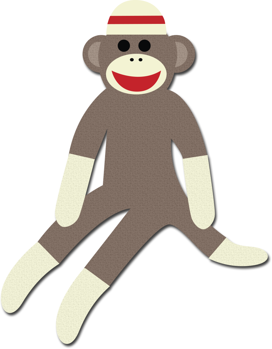 Sock Monkey Clip Art Free (911x1168)