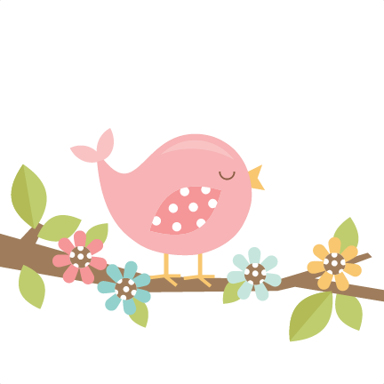Bird Clipart Mommy - Bird Cute Clipart Png (432x432)