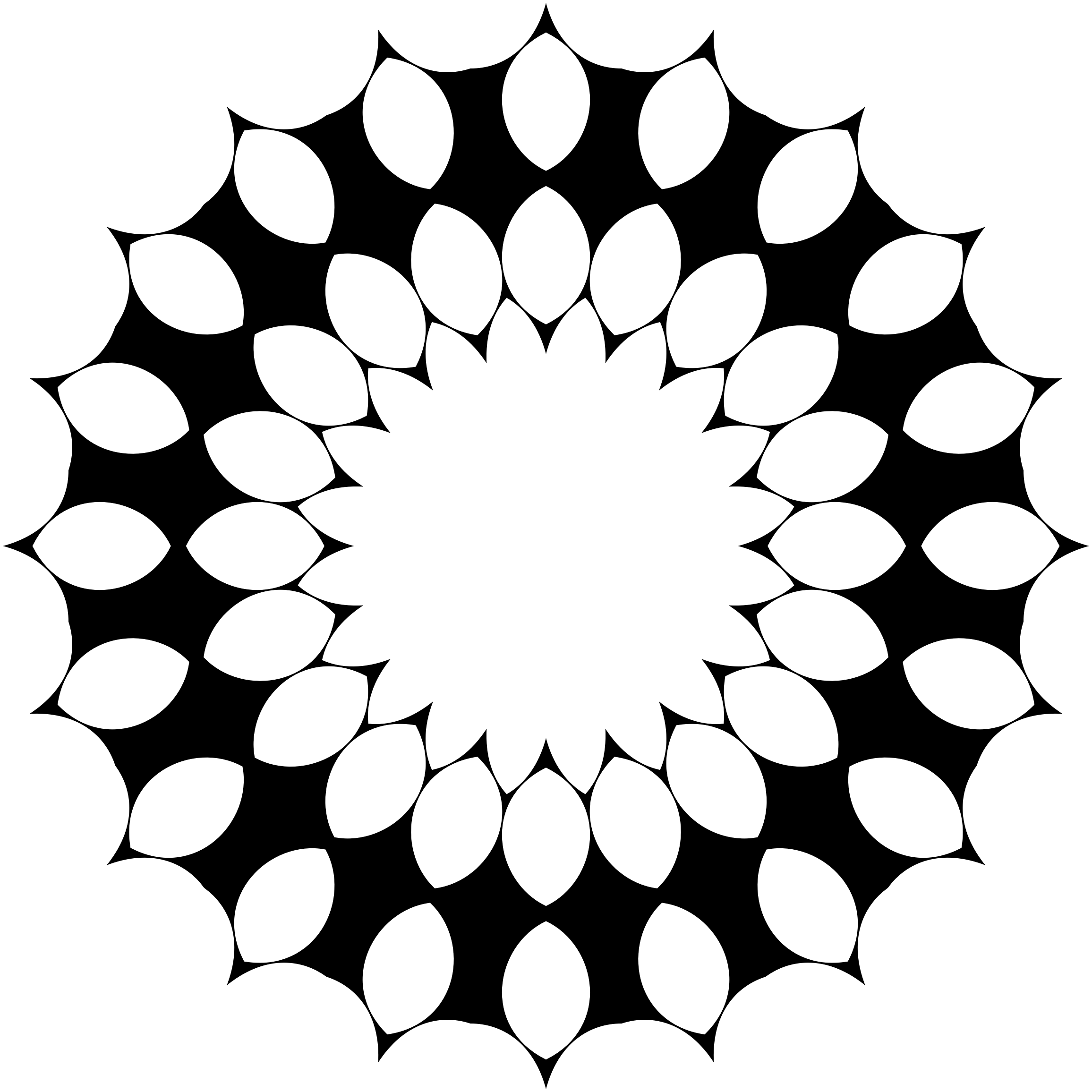 Flower Design - Great Dane Rescue Nc (2312x2312)