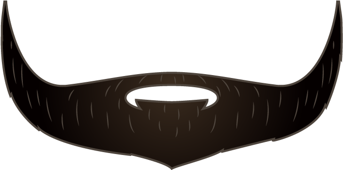 Beard 3 Black 2 Beard 3 Black - Emblem (1667x1667)