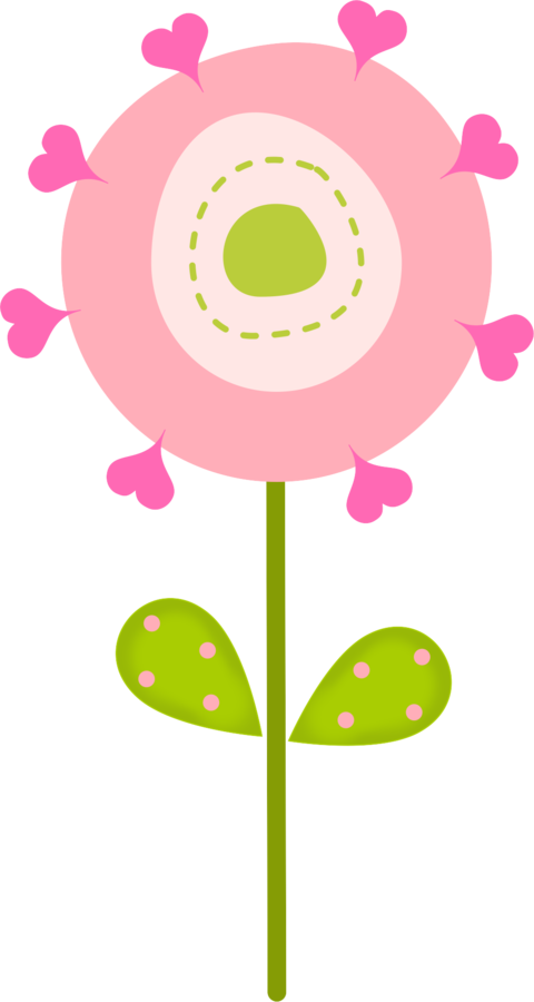 Say Hello Flower Clipartart Clipartdesign - Salmo 133 1 3 (480x900)
