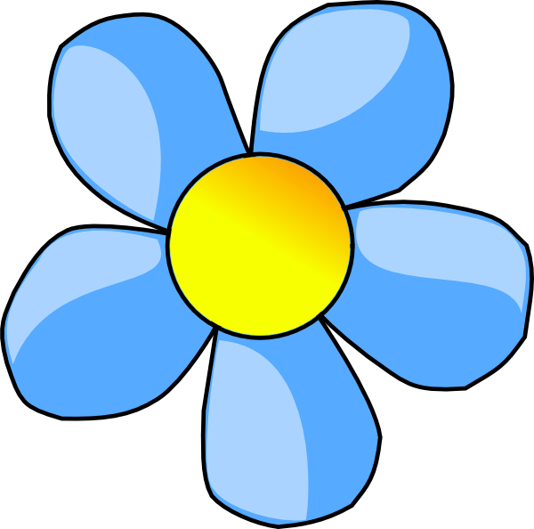 Flower Clip Art - Colorful Flower Clip Arts (600x594)