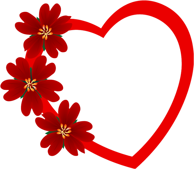 Corações Em Png - Borda Dia Das Mães (682x595)