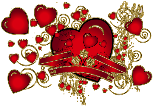 Te Amo Mamãe - Hearts (512x409)