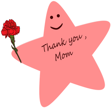Estrela Desejando 'feliz Dia Das Mães ' - Mother (500x416)