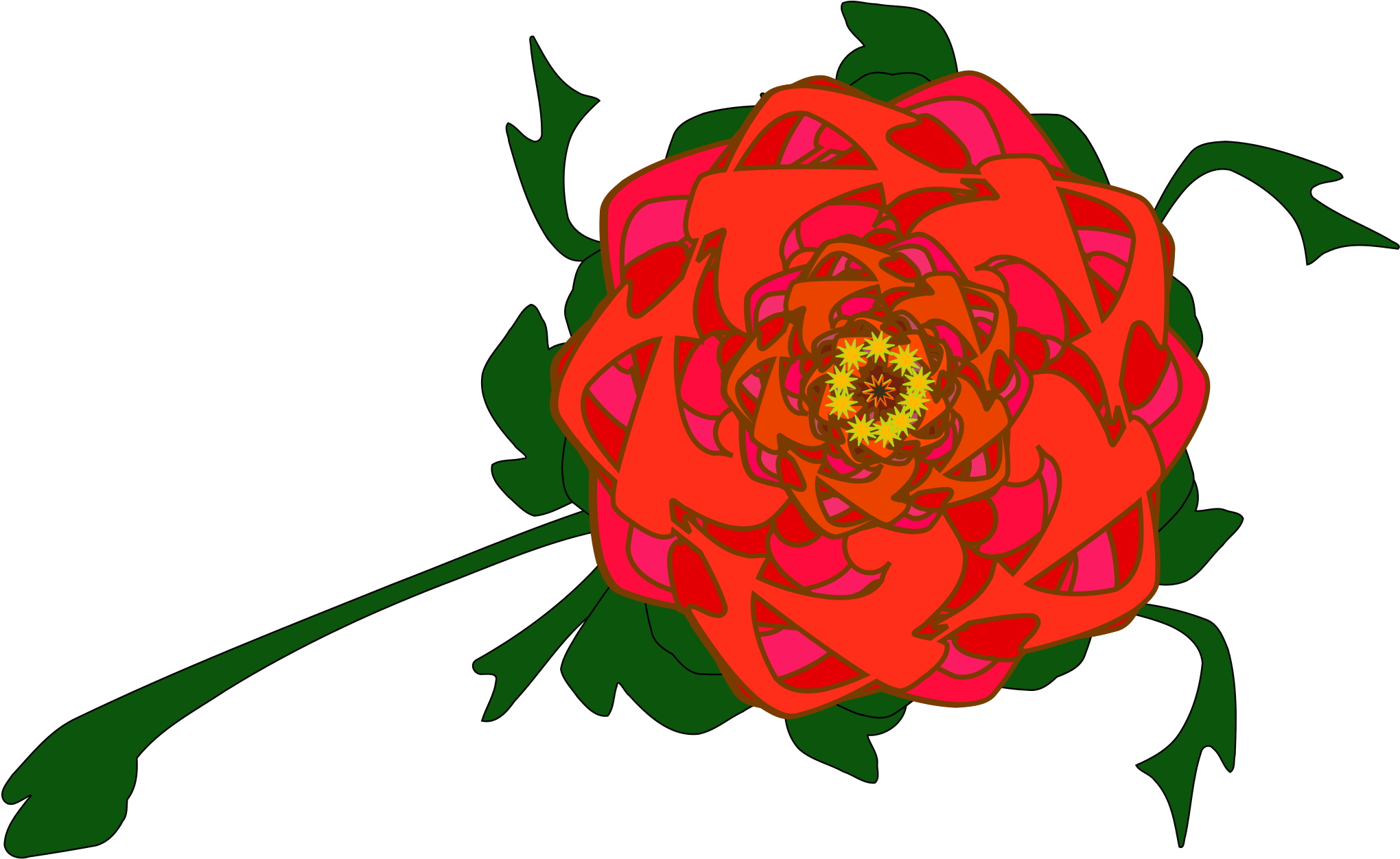 Abstract Flower - Abstract Art (2400x1554)