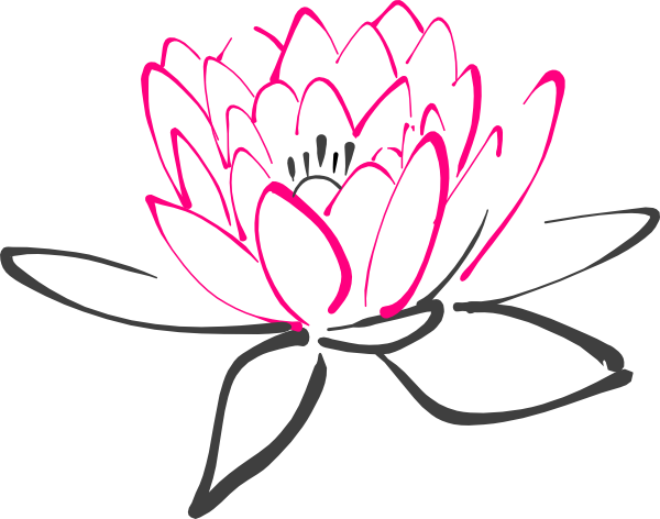 Water Lily Vector Png (600x472)