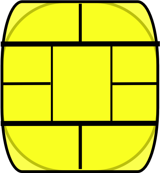 Smart Card Chip Png (564x595)