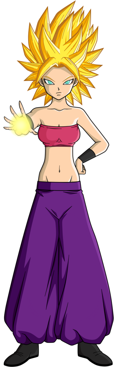 Caulifla Super Saiyajin 1 By Maiagulcuon - Super Saiyan Dbz Caulifla (660x1210)