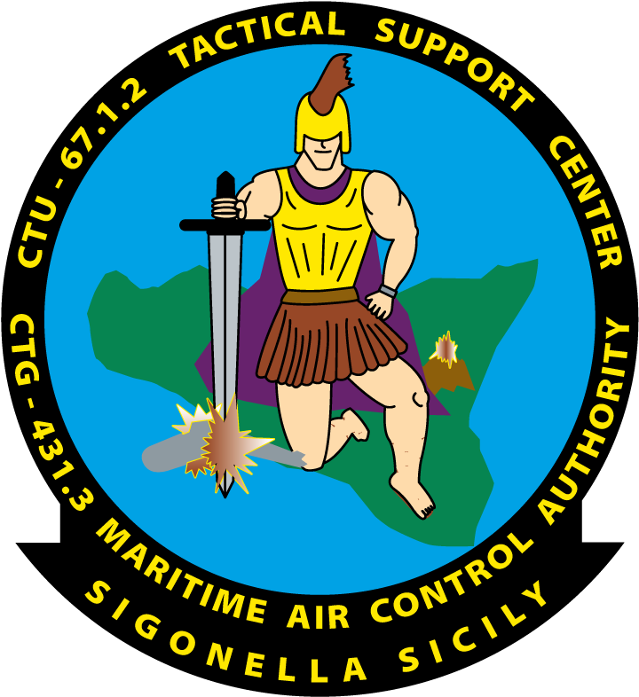 Tactical Support Center Sigonella Sicily - Cartoon (800x800)