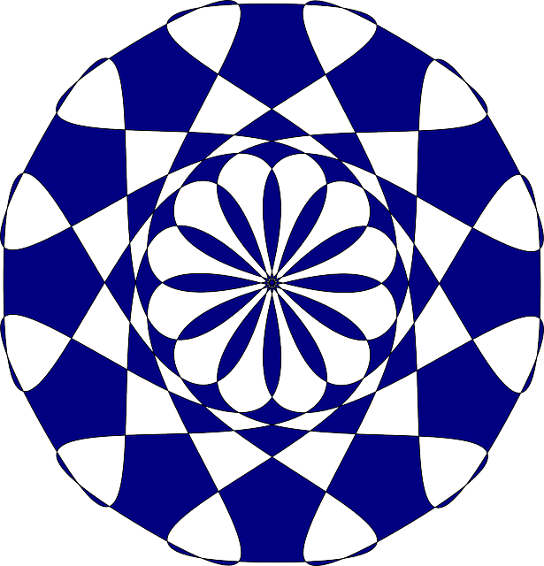 Abstract, Tile, Mosaic, Flower - Developing Theory Of Mind (615x640)