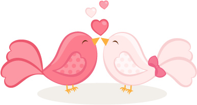 Valentine's Love Birds Svg File For Scrapbooking - Scalable Vector Graphics (400x400)